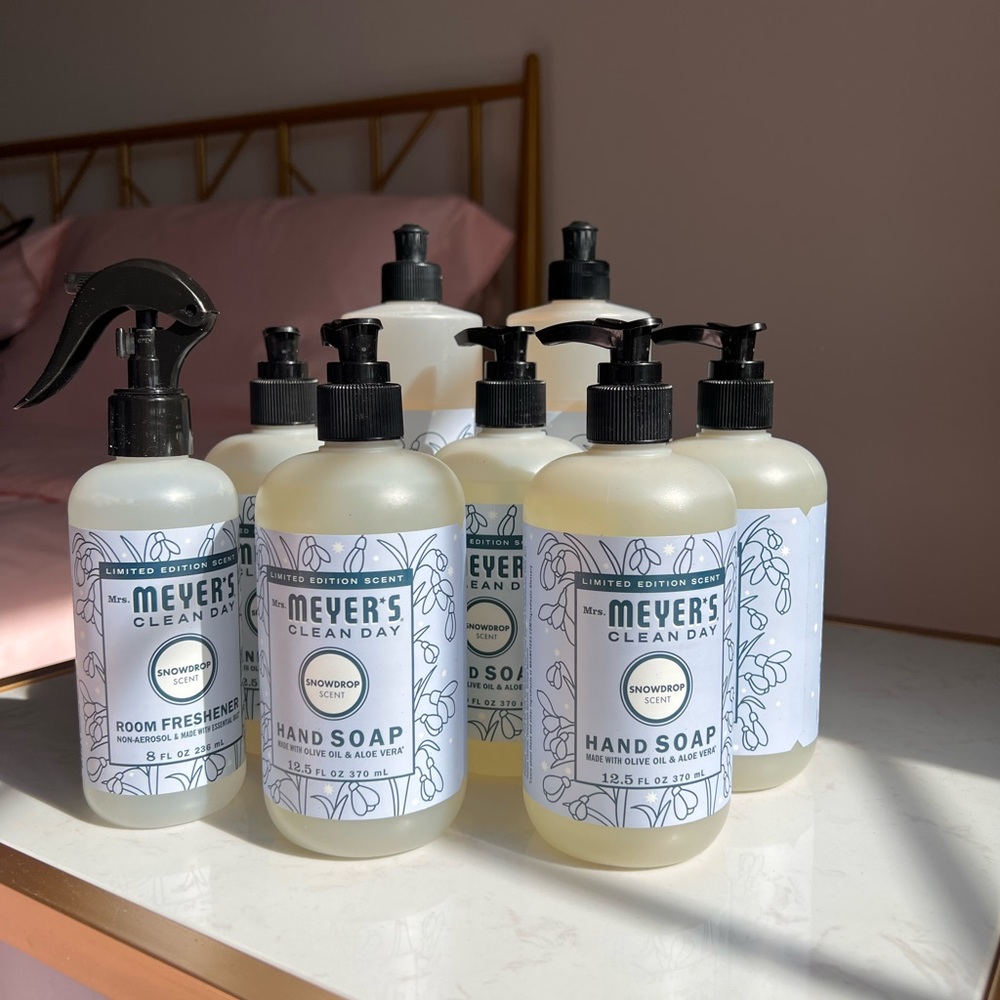 Mrs. Meyer’s Soap Bundle (Snowdrop)